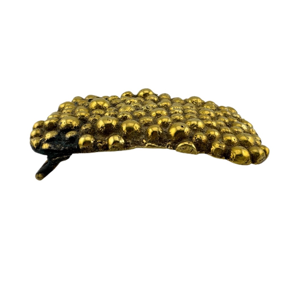 Vintage Heavy Brass Belt Buckle - Picture 2 of 7